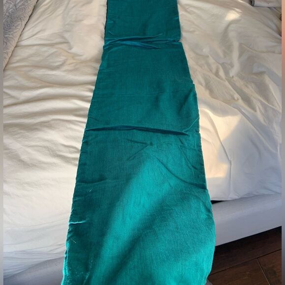 Nordstrom Teal and Black Scarf - Picture 3 of 6